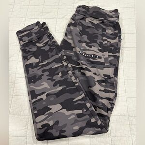 Alphalete Men’s Premium V2 Jogger Black Grey Camo Performance Size Medium